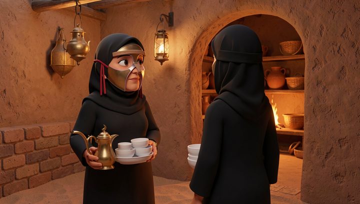 A still from Stories of Wulfa, episode 1, shot 1175, take 10
