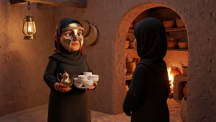 A still from Stories of Wulfa, episode 1, shot 1175, take 12
