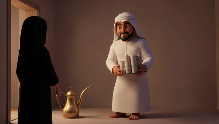 A still from Stories of Wulfa, episode 1, shot 174, take 1